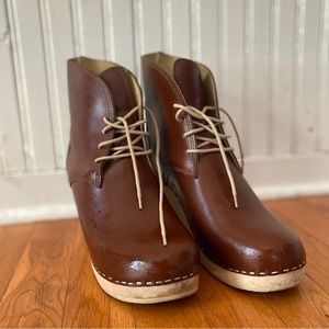 Maguba Leather Clog Boots